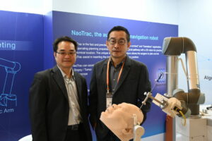 Dr. Chuang and Jerry Chen, the CEO of Brain NAvi, attended EANS 2023