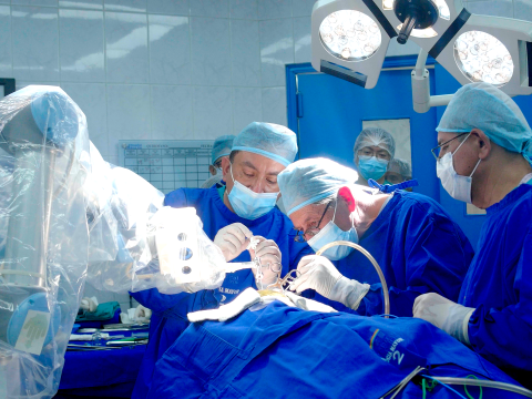 First Surgery performed in the region of Latin America, Bolivia
